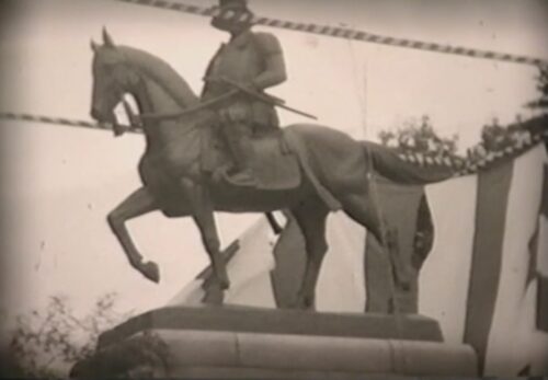 昭和39年10月9日　伊達政宗騎馬像仙台入城　宮城県仙台市