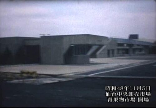 昭和48年11月5日　仙台中央卸売市場　成果物市場開場　No.02